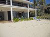 Enjoy dining on Yool Caanal #1's tiled patio just steps from the white sand.